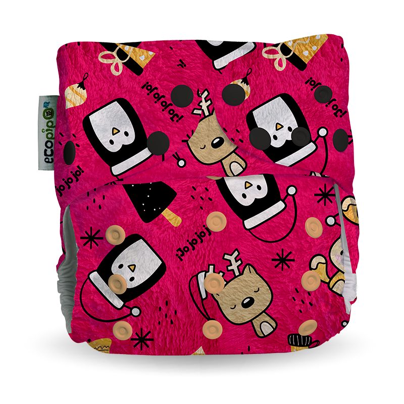 Pañal Premium Estampado JO JO JO G4 Broche MINKY